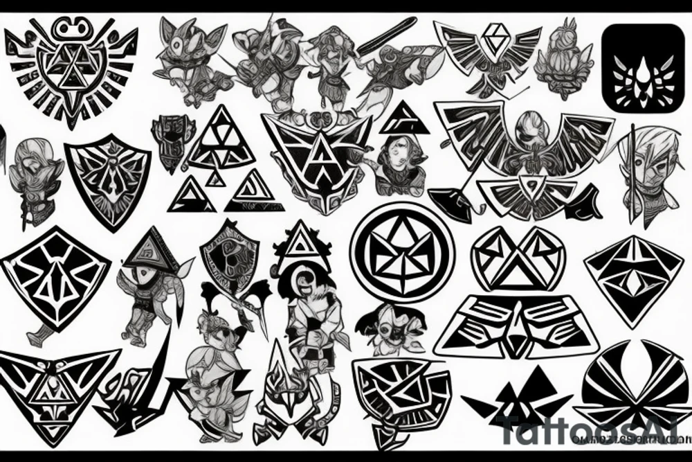 The Legend Of Zelda tattoo idea