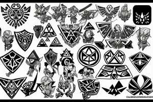 The Legend Of Zelda tattoo idea