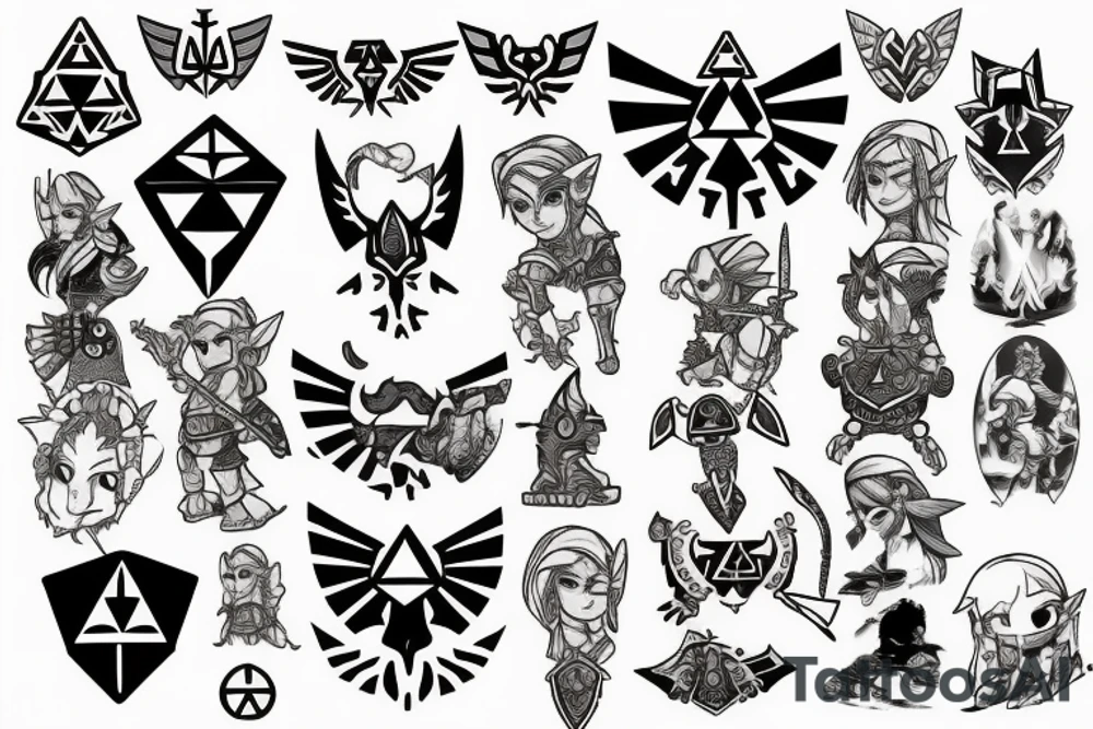 The Legend Of Zelda tattoo idea