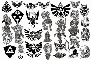 The Legend Of Zelda tattoo idea