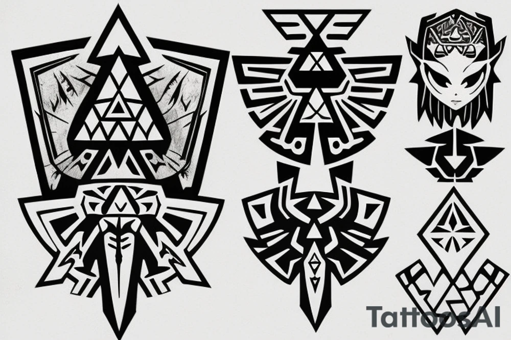 The Legend Of Zelda Link Holding Master Sword tattoo idea The Legend Of Zelda Link Holding Master Sword tattoo idea