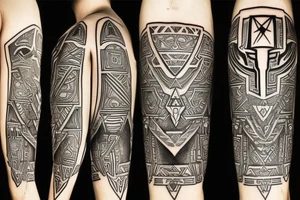 The Legend Of Zelda Link Holding Master Sword tattoo idea