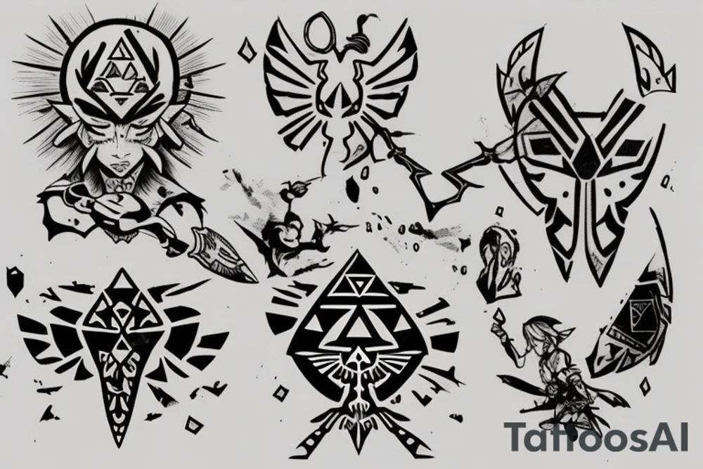 The Legend Of Zelda tattoo idea