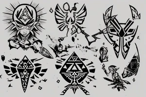 The Legend Of Zelda tattoo idea