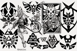 The Legend Of Zelda tattoo idea