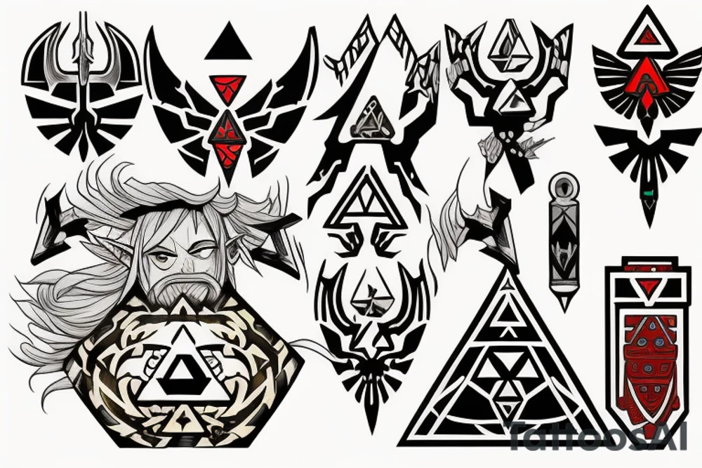 The Legend Of Zelda tattoo idea