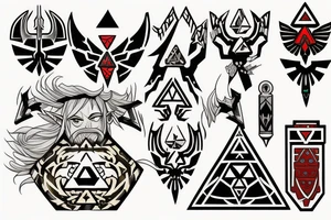 The Legend Of Zelda tattoo idea