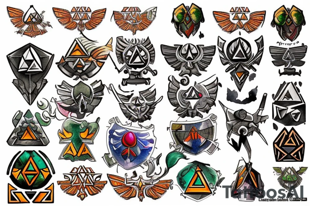 The Legend Of Zelda tattoo idea