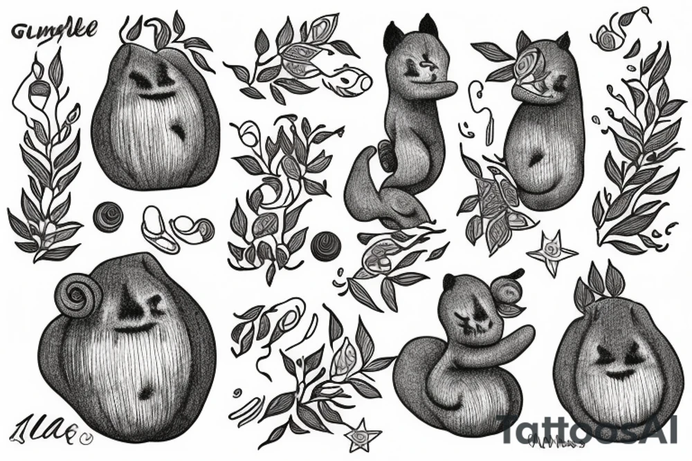 Gumnut babies, Snugglepot, Cuddlepie tattoo idea