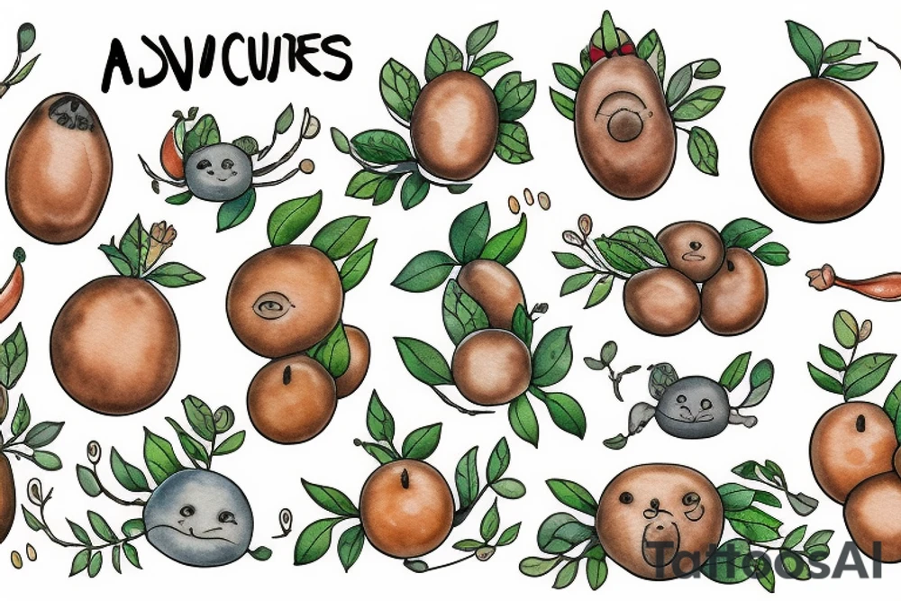 Gumnut babies, Adventures of Snugglepot and Cuddlepie tattoo idea