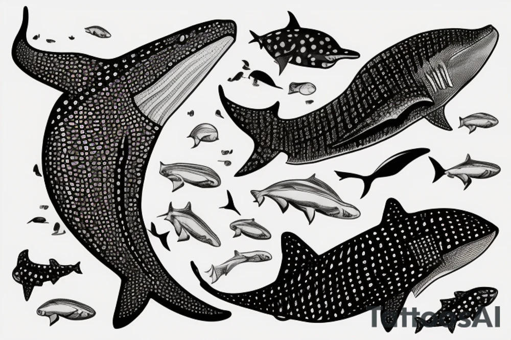 Whale shark tattoo idea