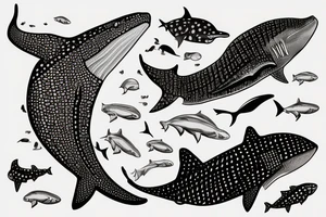 Whale shark tattoo idea