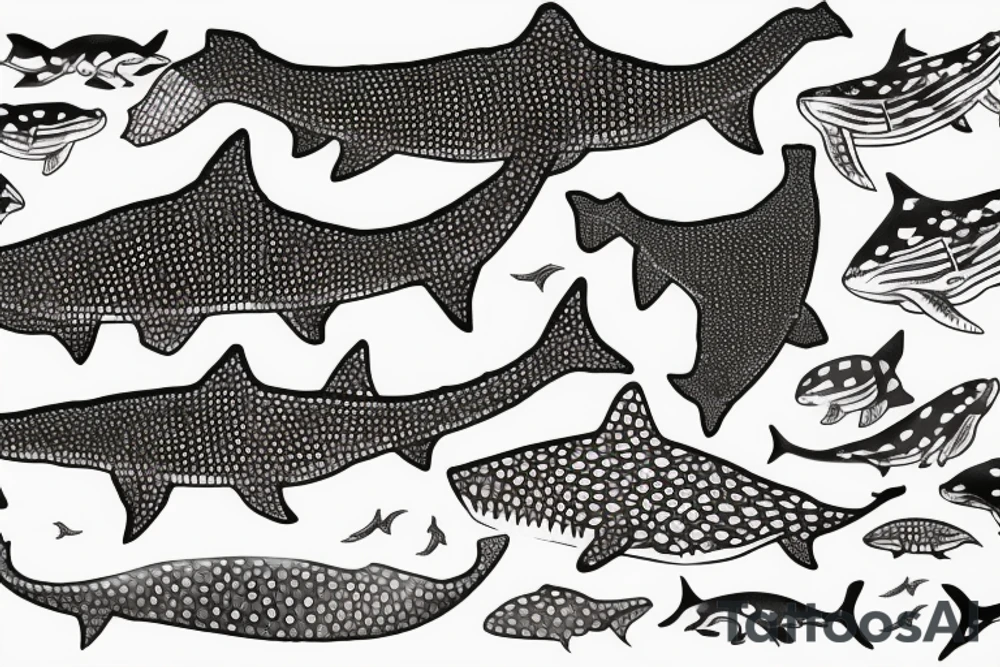 Whale shark tattoo idea