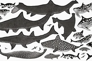 Whale shark tattoo idea
