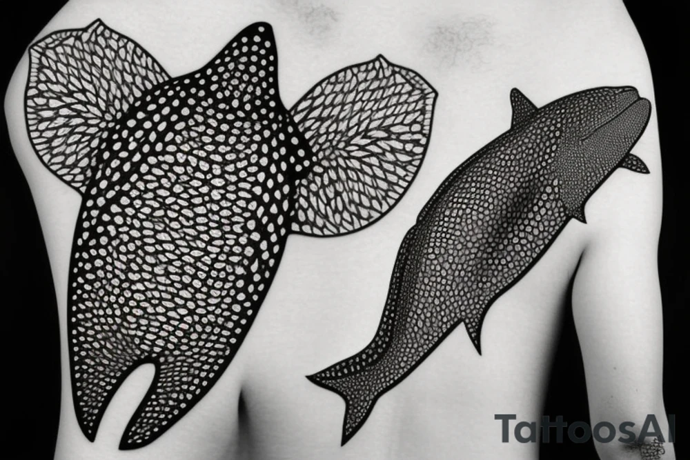 Whale shark tattoo idea