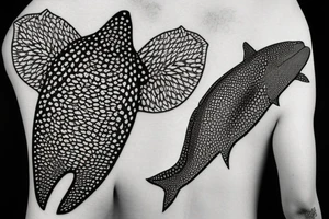 Whale shark tattoo idea