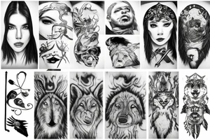 tundra wildness tattoo idea