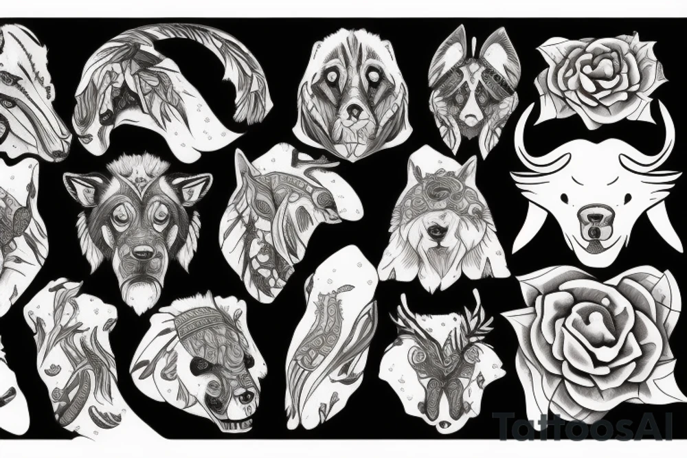 tundra wildness tattoo idea