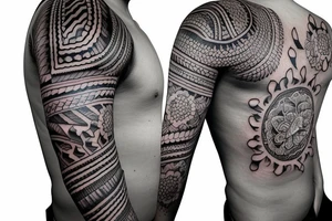 realistic indian tattoo tattoo idea