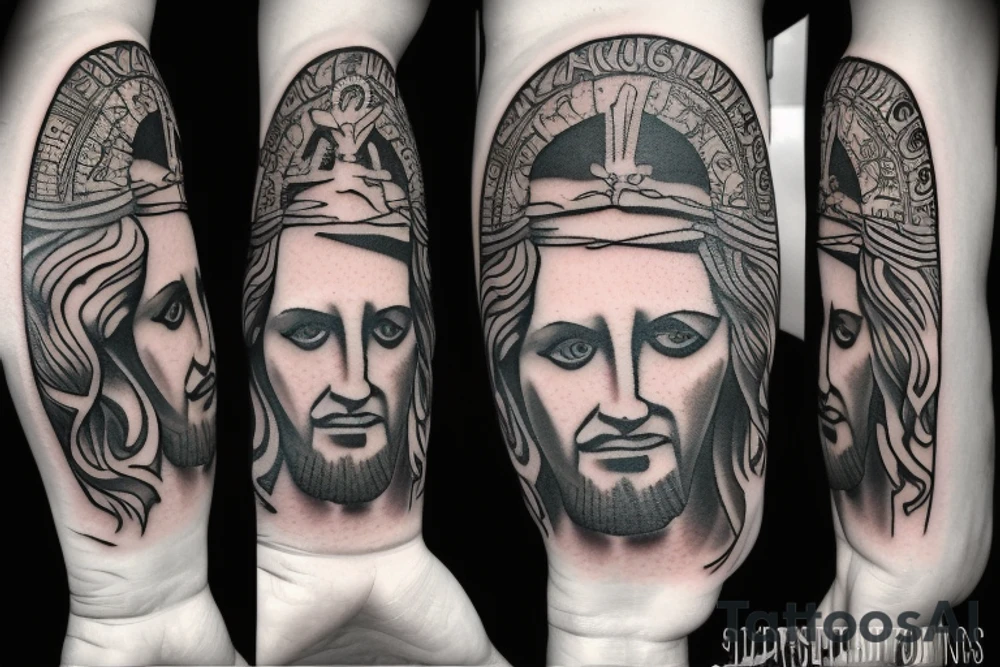 Jesus tattoo idea