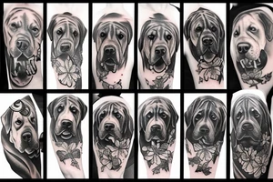 Mastiff tattoo idea