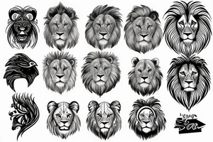 Lion tattoo idea