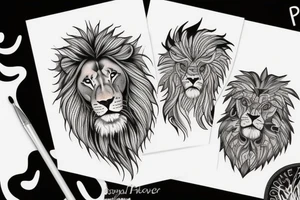 Lion tattoo idea