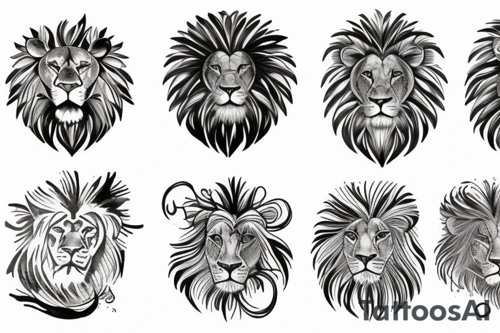 Lion tattoo idea