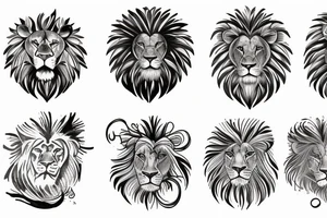 Lion tattoo idea