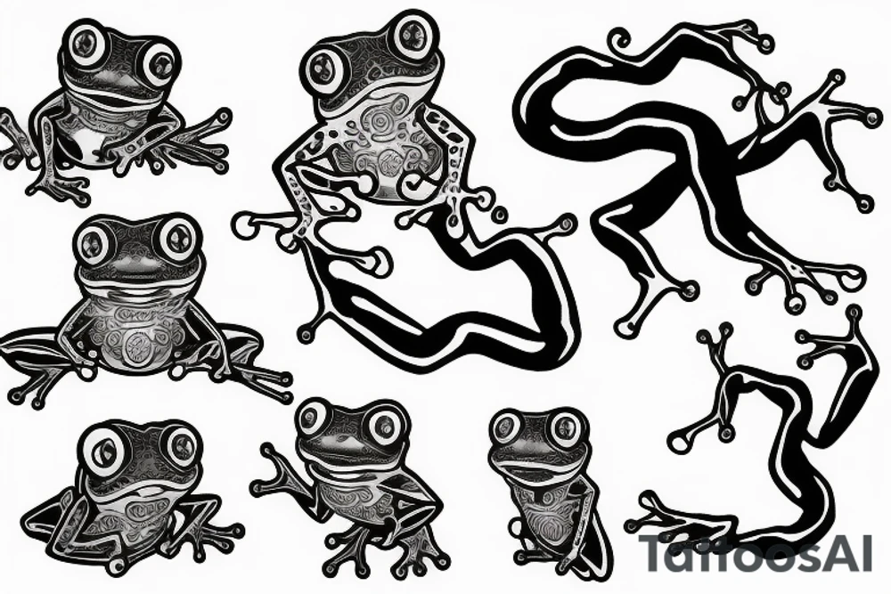 Ninja treefrog tattoo idea