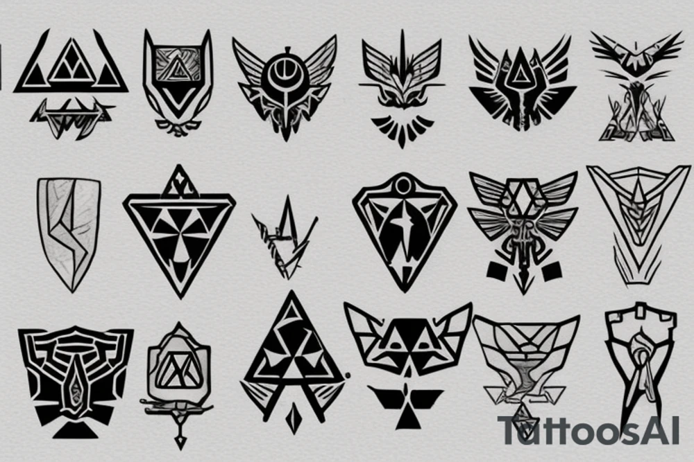 Triforce Legend of Zelda tattoo idea