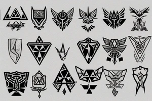 Triforce Legend of Zelda tattoo idea