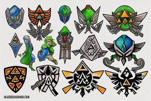 Legend of Zelda tattoo idea