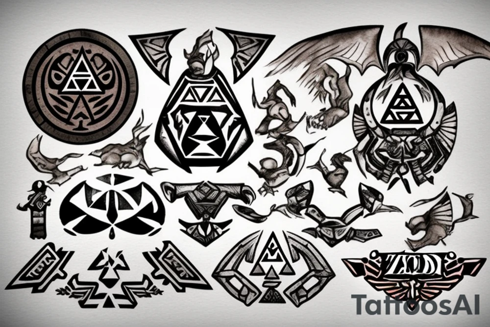 Legend of Zelda Seal tattoo idea