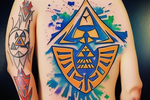 Legend of Zelda Hyrule tattoo idea