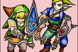 Legend of Zelda link tattoo idea