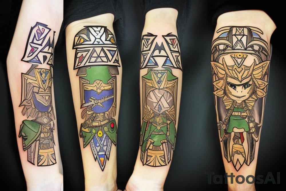 Legend of Zelda Link tattoo idea