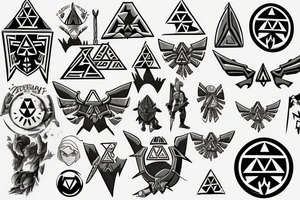 Legend of Zelda Link tattoo idea