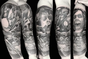 astronaut tattoo idea