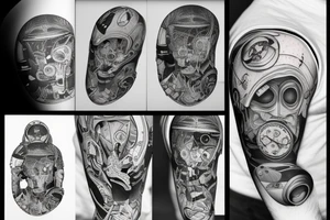 astronaut tattoo idea