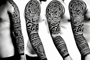 Baja Mexico sleeve tattoo idea