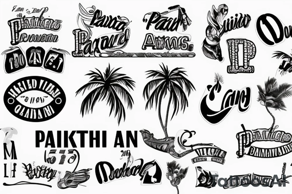 92154 palm avenue sign tattoo idea