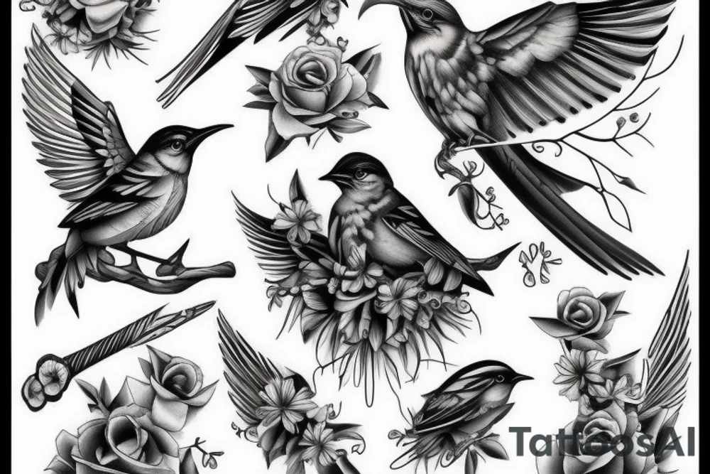 Mockingbird tattoo idea