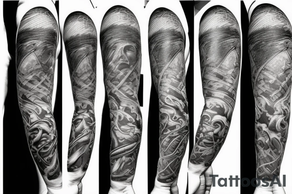 Hercules  with golden ratio tattoo idea