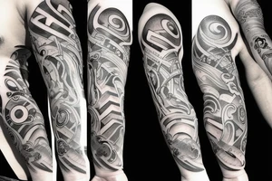 Hercules with the Fibonacci sequence tattoo idea