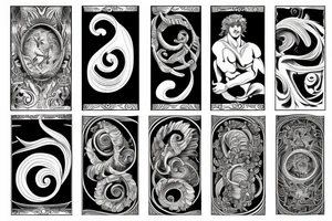 Hercules with the Fibonacci sequence tattoo idea