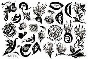 christian stensil tattoo idea