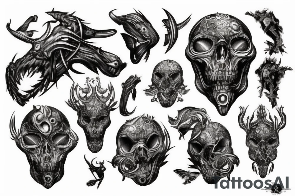 christian stensil tattoo idea