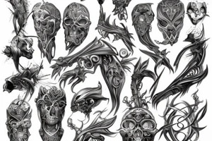 christian stensil tattoo idea