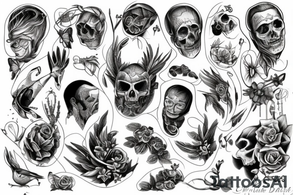 christian stensil tattoo idea